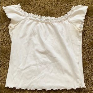 Off the shoulder shirt